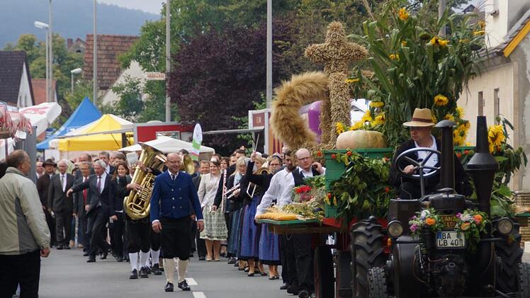 Einer der Höhepunkte des Genusstages in Zapfendorf: der Festumzug. Fotos: Johannes Michel