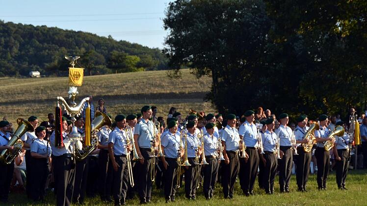 Feierliches Gelöbnis in Bad Bocklet. Foto: Peter Rauch