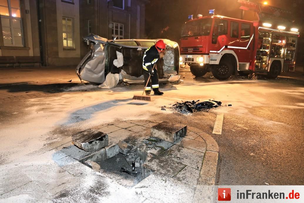 Verkehrsunfall an Coburger Bahnhof