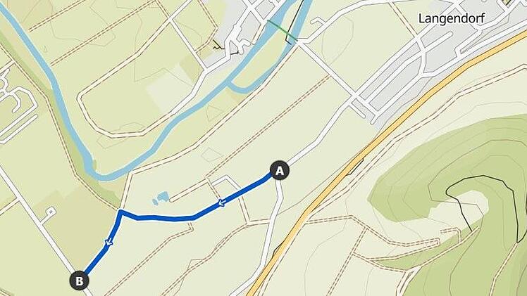 Radweg Langendorf-Fuchsstadt