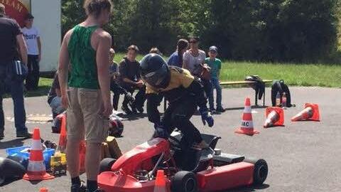 Der ADAC Bad Kissingen hatte ein Kart-Schnuppertraining angeboten. 60 Kinder nahmen daran teil.   Foto: Christa Nürnberger