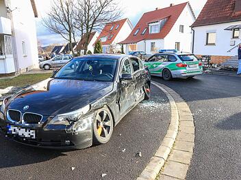 In Baunach kam es zu mehreren Unfällen am Montagmittag. Fotos: News5