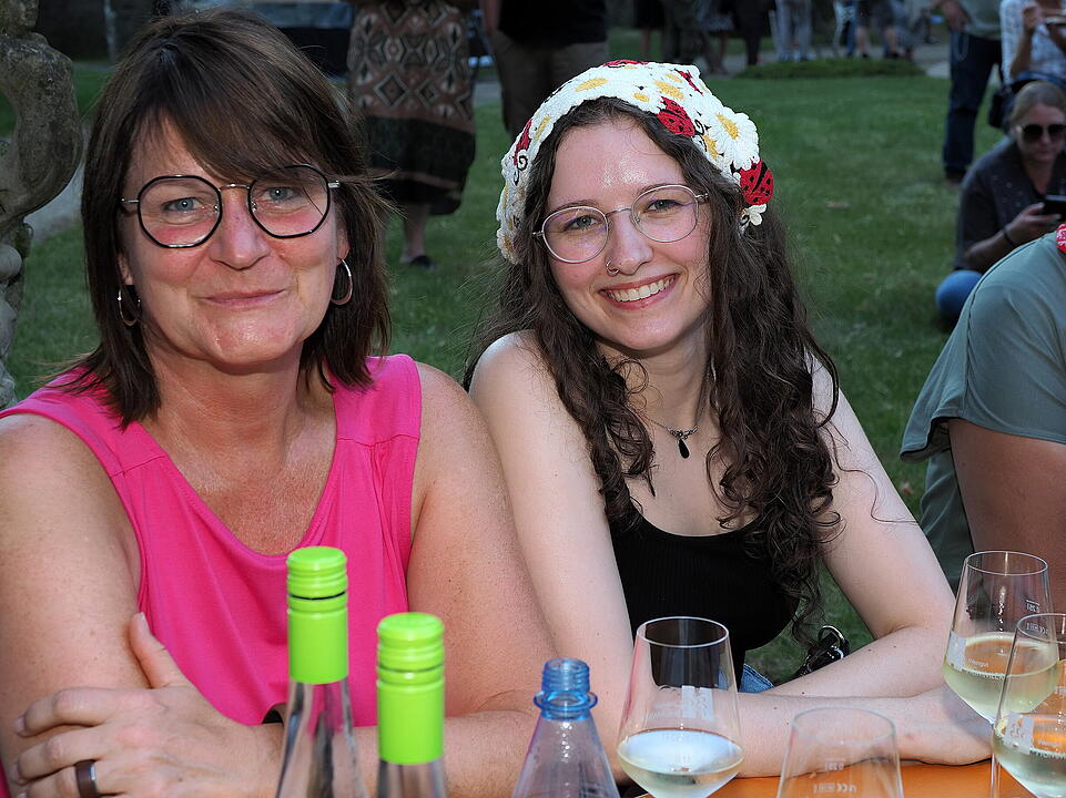 Das Fest fand im Schlosspark statt.