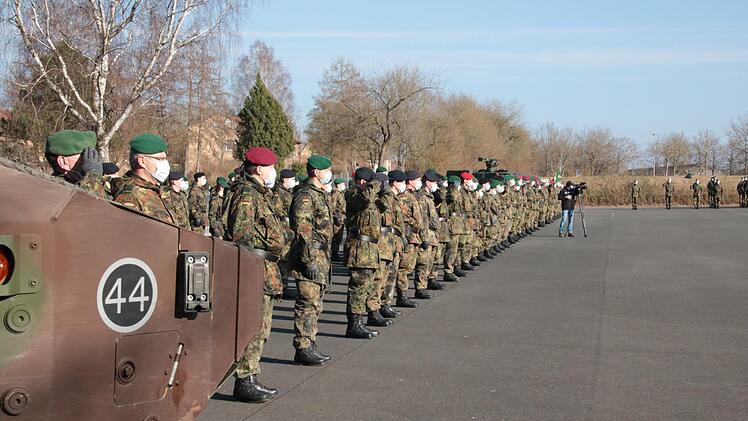 Eindrücke vom Appell am 24. März auf dem lagerberg. Foto: Ralf Ruppert