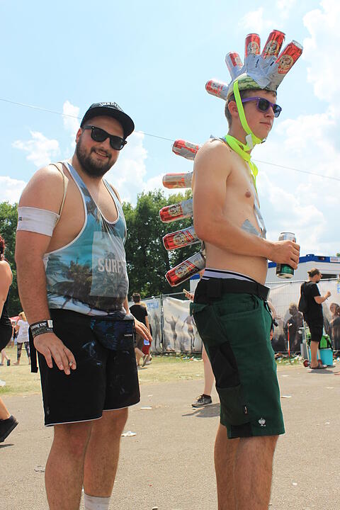 Die krassesten Outfits bei Rock im Park 2017