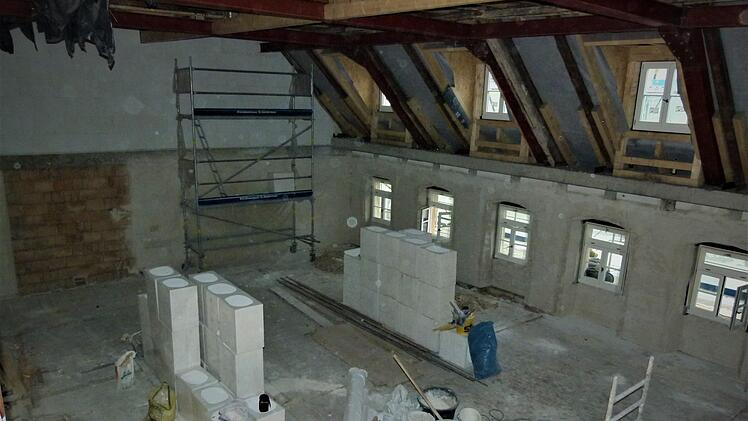 Der "Frankensaal" wird das Herzstück des Bürgerzentrums.  Foto: Werner Reißaus