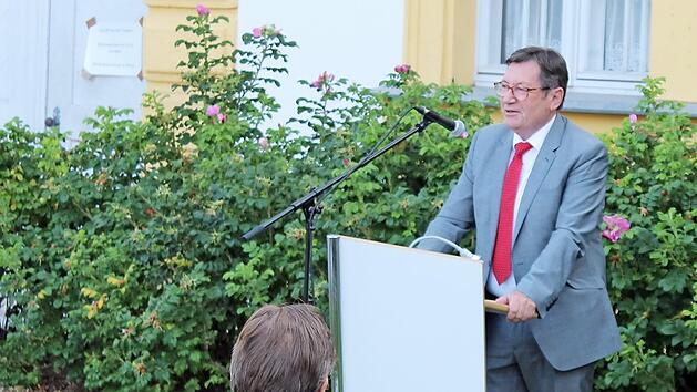 Bei seiner Verabschiedung h&auml;lt auch Anton Eckert eine kleine Rede.