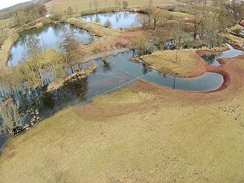 Die Renaturierung von Nudelbach und Mehlbach ist abgeschlossen. Foto: Martin Rottenberger/Wasserwirtschaftsamt Bad Kissingen