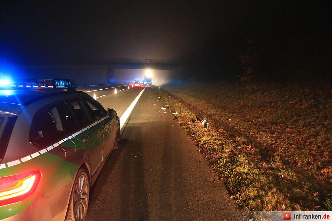 Lkw-Unfall bei Hirschaid