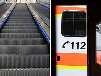 Mutter und Kinder st&uuml;rzen auf Rolltreppe in M&uuml;nchen 15 Meter in die Tiefe