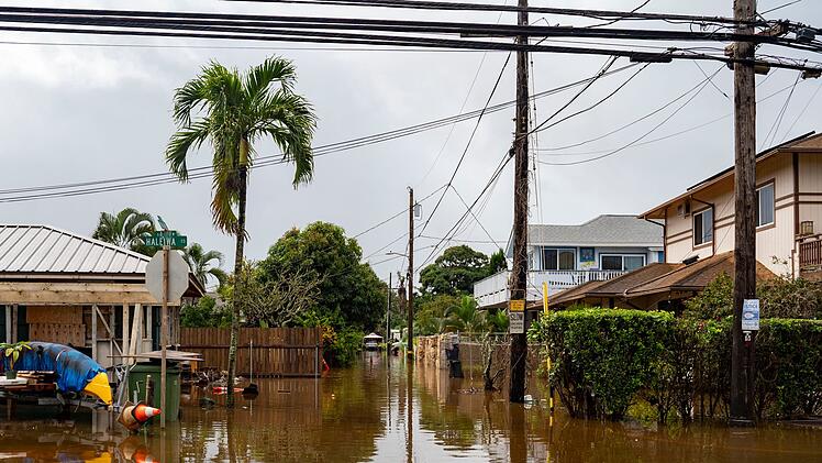 &Uuml;berschwemmungen in Hawaii