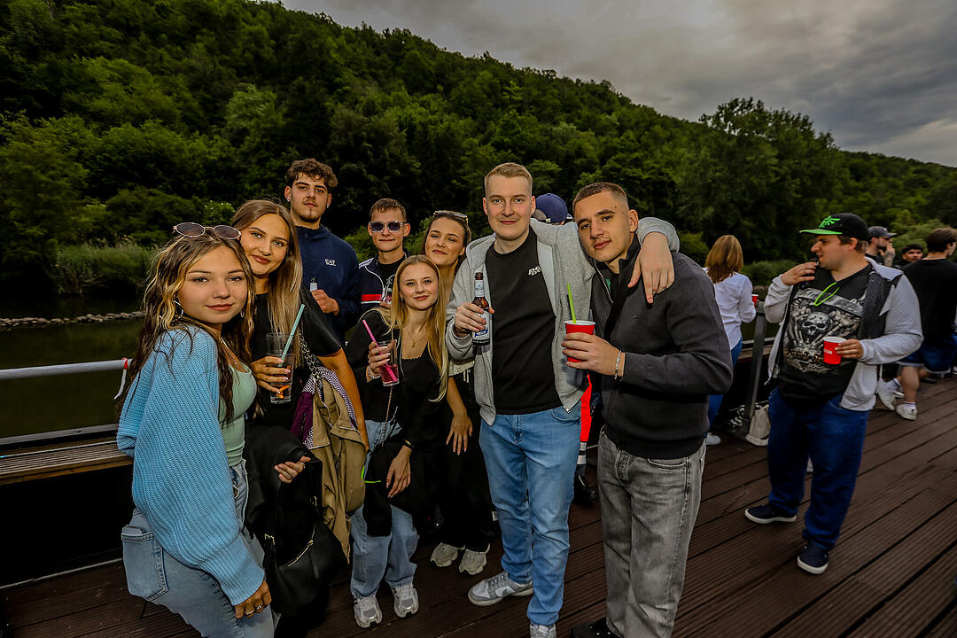Auf drei Decks wurde richtig gefeiert!