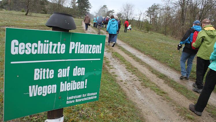 Leserwanderung der Saale-Zeitung auf den Sodenberg am 16. April. Foto: Paul Ziegler