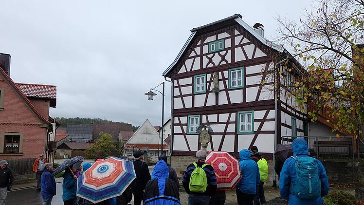 Abschluss des Wanderjahres der Schweinfurter-Oberland-Allianz in Weichtungen.Philipp Bauernschubert