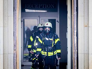 Brand auf Bogensee-Areal in Wandlitz