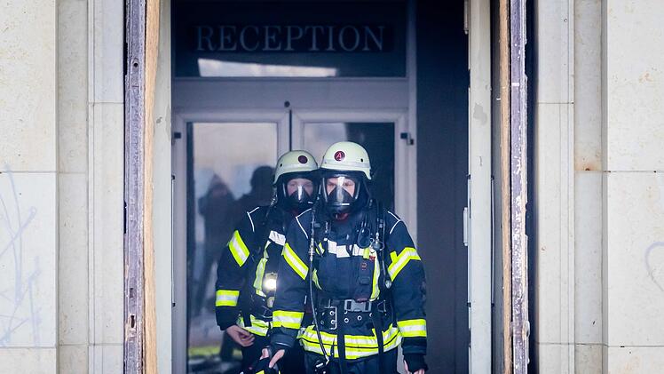 Brand auf Bogensee-Areal in Wandlitz