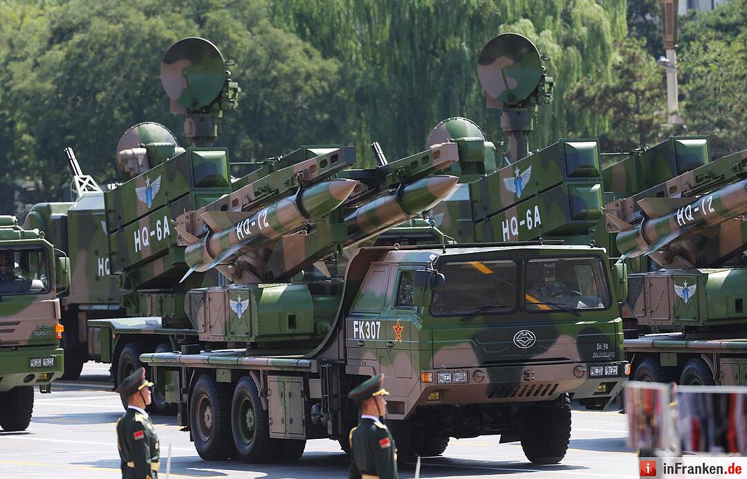 Militärparade in China