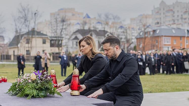 Ukraine-Krieg - Jahrestag der Befreiung von Butscha