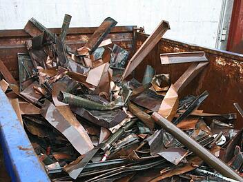 Metallschrott ist nicht etwa Abfall, sondern ein wertvoller Rohstoff. Foto: privat