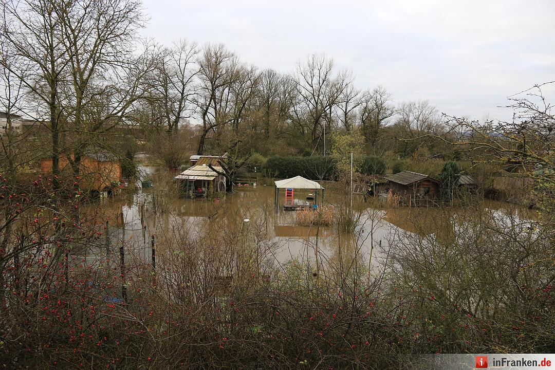 Überschwemmung in Oberfranken - Zapfendorf