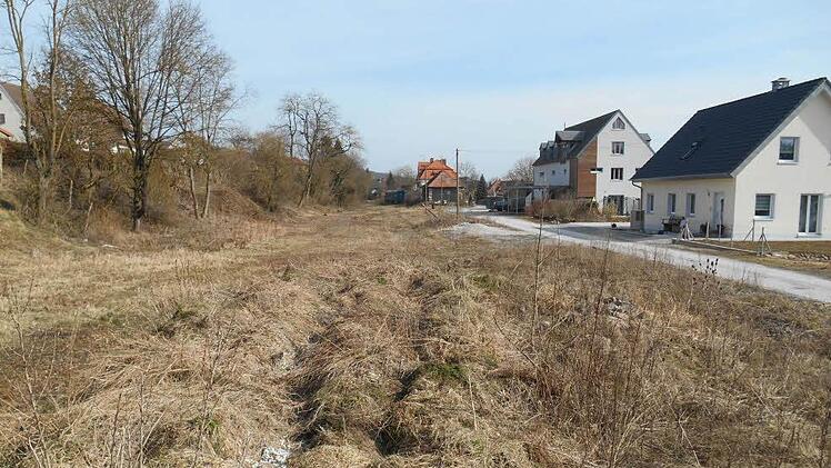 Die Erschließung mit Wasser und Kanal im neuen Ebracher Baugebiet Bahnhofstraße ist heuer die größte Investition. Foto: Walter Hanslok