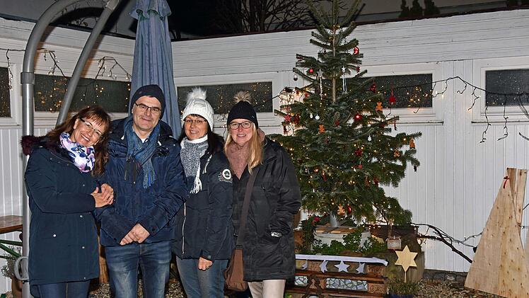 Doris Hertinger aus Unterhohenried, Uli und Brigitte Bergmann aus Oberhohnried und Heidi Waldvogel aus Haßfurt. Ulrike Langer