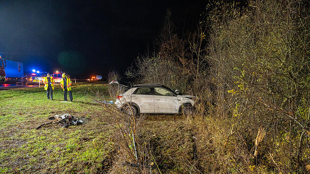 Schwerer Unfall mit drei Verletzten auf der A73 bei Bamberg