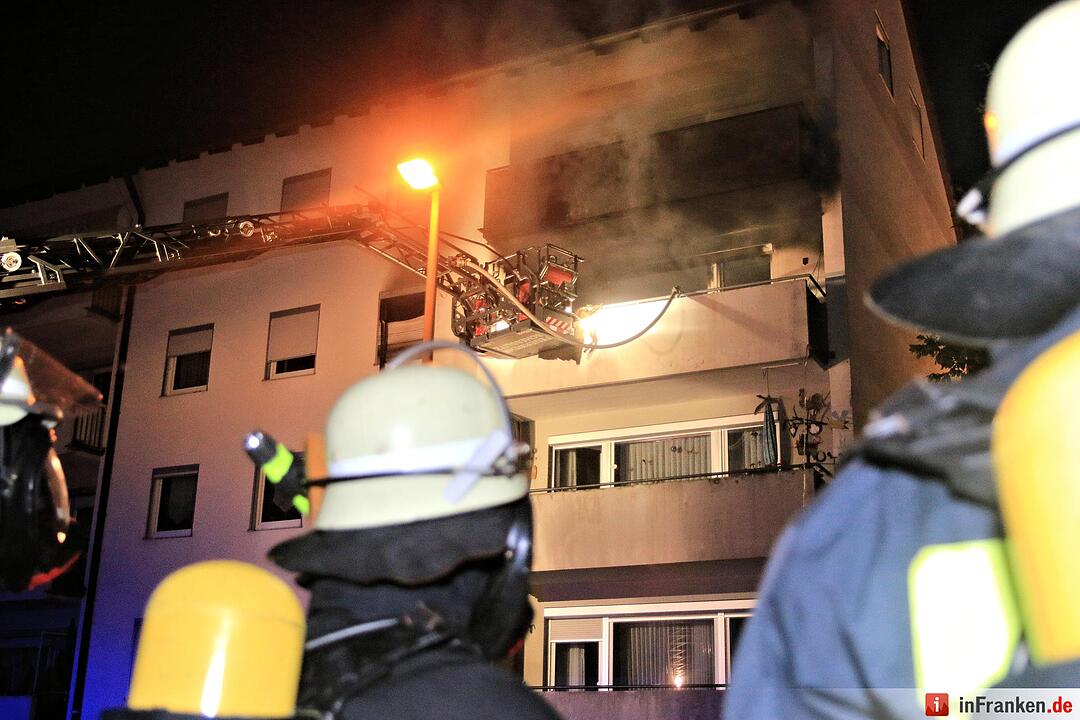 Brand in Mehrfamilienhaus in Memmelsdorf