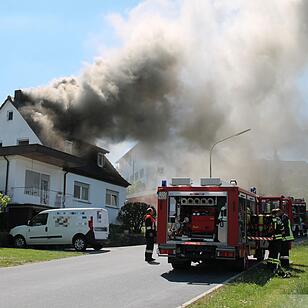 Feuer in Schneckenlohe