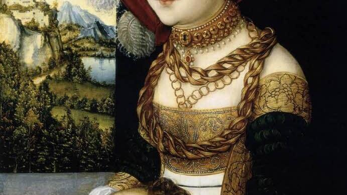 ... die andere (Salome, rechts) zählt nicht zu den Guten. Zwei völlig verschiedene Frauen, zwei Geschichten von Männern, die den Kopf verlieren. Bei Lucas Cranach (1472 - 1553) sieht's aus wie ein und dasselbe Frauenbild. Schwer zu erkennen: Welche soll die Gute sein?