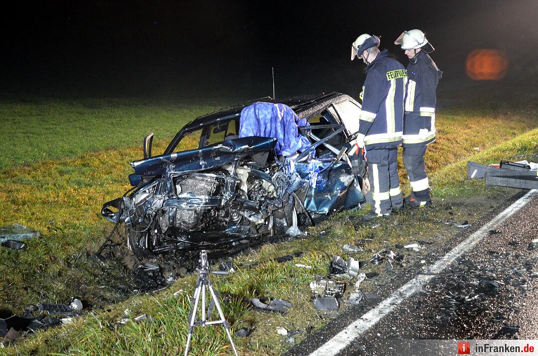 Zwei Tote bei Unfall in Unterfranken