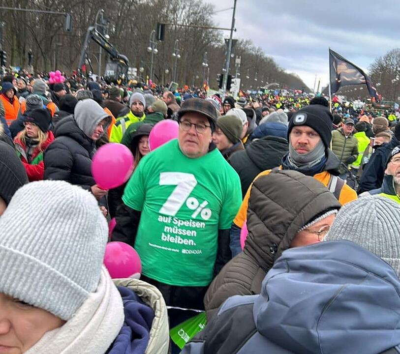 Bauernproteste - Großkundgebung in Berlin