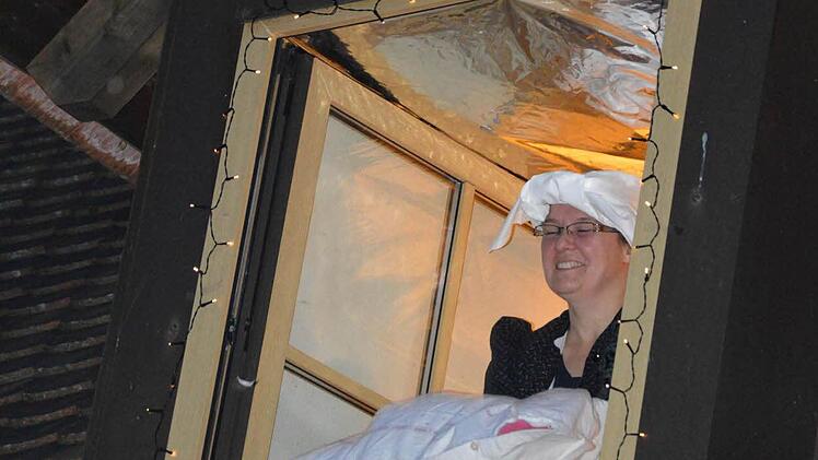 Auch Frau Holle hatte einen großen Auftritt.   Fotos: privat
