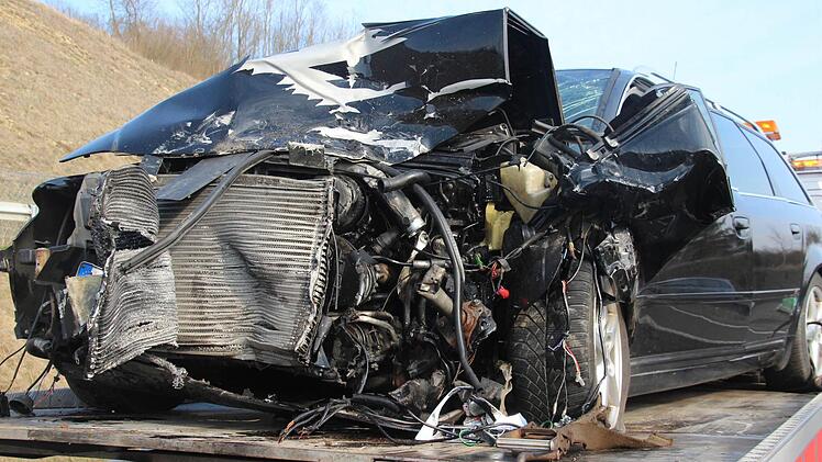 Unfall auf der B 303. Foto: Marco Meißner