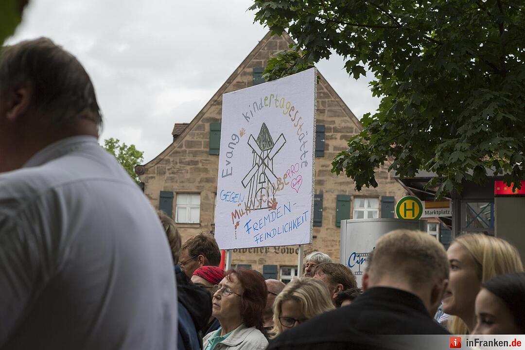 Demonstration gegen Rechts in Zirndorf