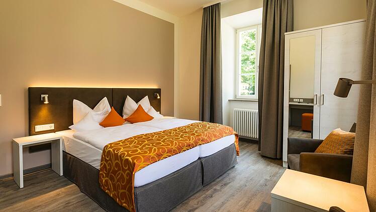 Die Zimmer. Foto: Samuel Becker/Kurhaus Hotel Bad Bocklet