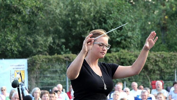 Impressionen vom Open-Air-Konzert der Stadtjugendkapelle     Foto: Richard Sänger