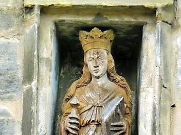 Die Statue der heiligen Katharina.  Foto: privatDie Statue der heiligen Katharina.  Foto: privat