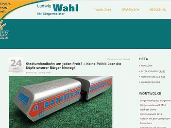 Auf der Hompage von Röttenbachs Bürgermeister Wahl können die Bürger ihre Meinung zur Stub abgeben.  Screenshot: red