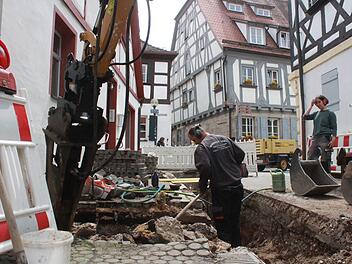 Die Fundstelle in der Kapellenstraße.Foto: Andreas Oswald