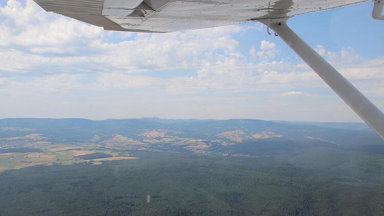 Blick auf die Waldflächen in der Rhön. Johannes Schlereth