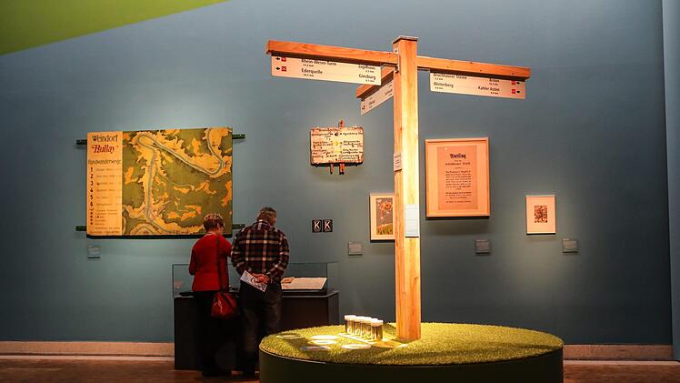 Aus der Ausstellung "Wanderland"  im Germanischen Nationalmuseum Nürnberg. Foto: Barbara Herbst