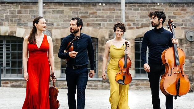 Das Alinde-Quartett er&ouml;ffnet am Montag die neue Saison der Coburger Gesellschaft der Musikfreunde.Foto: Cornelius Tometten