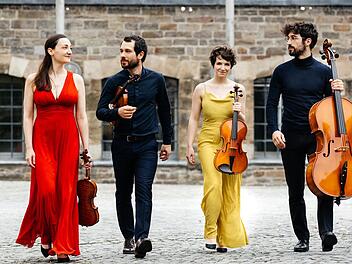 Das Alinde-Quartett eröffnet am Montag die neue Saison der Coburger Gesellschaft der Musikfreunde.Foto: Cornelius Tometten