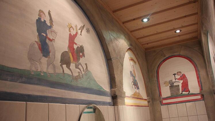 Wandgemälde in der "Befreiungshalle" Foto: Friedwald Schedel