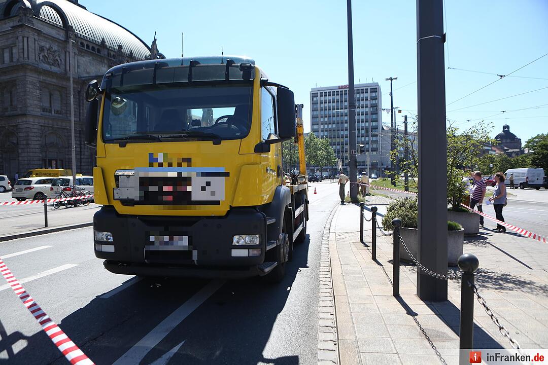 Hauptbahnhof Nürnberg: Mann wird von Lkw totgefahren