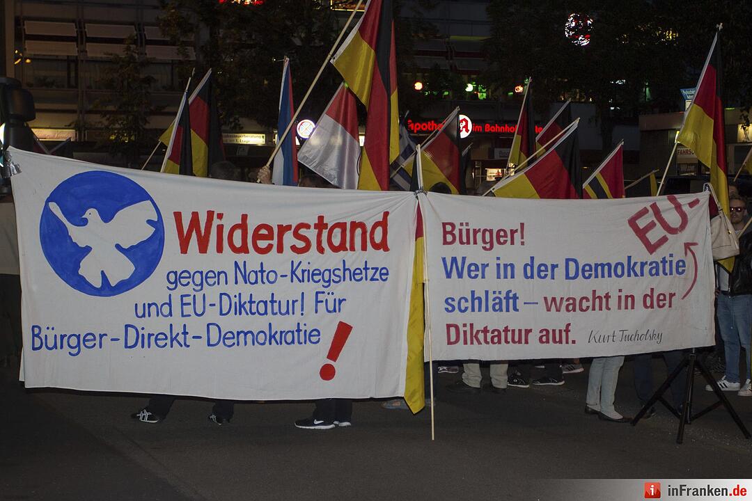 Drei Kundegebungen am Donnerstag in Fuerth - Polizei zieht positive Bilanz