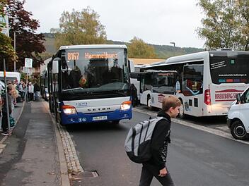 Am Dienstag beginnt auch der Unterricht in der Hammelburger von-der-Tann-Straße.Ralf Ruppert