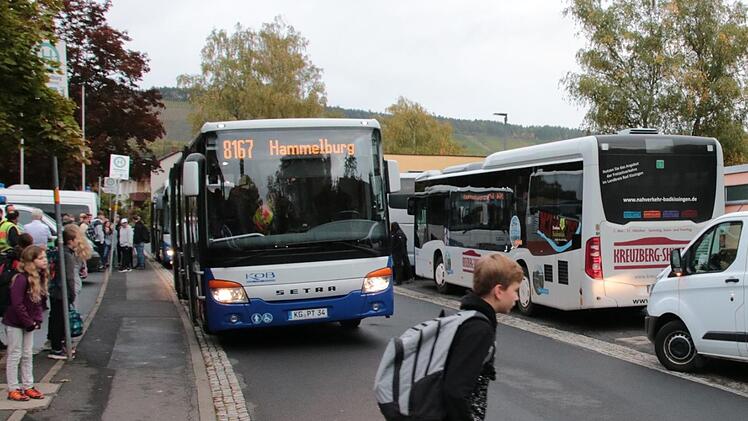 Am Dienstag beginnt auch der Unterricht in der Hammelburger von-der-Tann-Straße.Ralf Ruppert