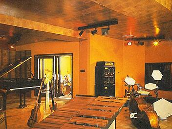 Das Tonstudio Untertrubach einst. Das Foto stammt aus der Werbebroschüre von Horst Hartmann. Repro: Fränkischer Tag